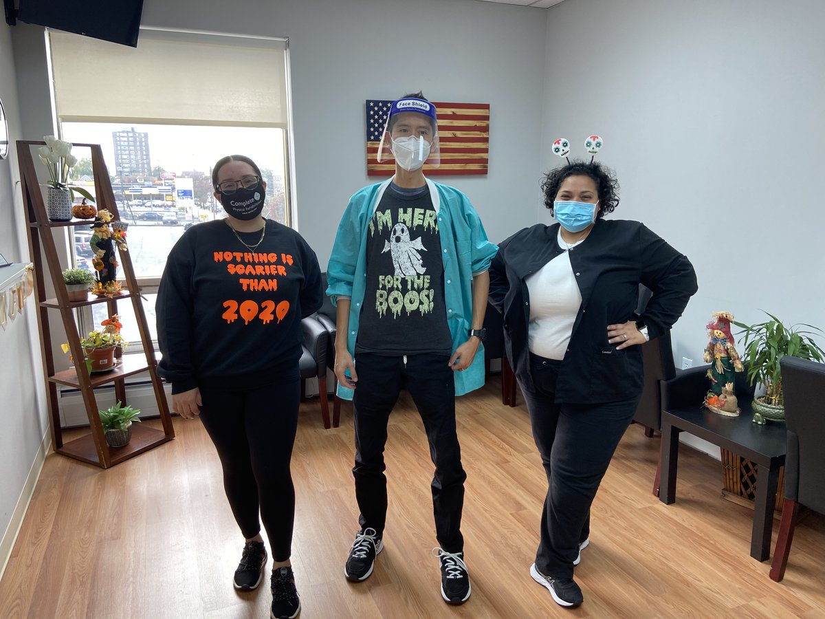 CompleteRehabPT's tweet photo. Hope everyone is having a happy and safe Halloween night!!  #jerseycity #elizabethnj #cprnj #physicaltherapy #physicaltherapist #halloween #officeshenanigans https://t.co/JXvqKM2we9