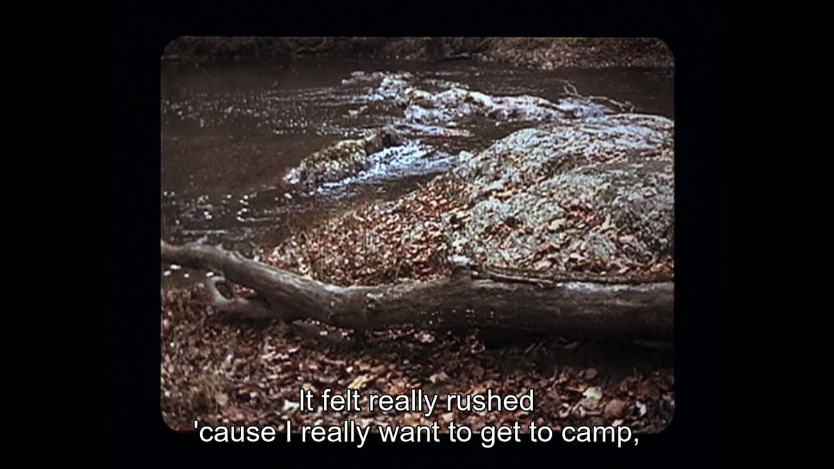 ah, i see, she rushed this one, BUT oh my god look at that second shot with the trees reflected in the watch face. i don't really subscribe to the spookier interpretations of this movie but that's a fanTAStic image of nature invading & overwriting technology