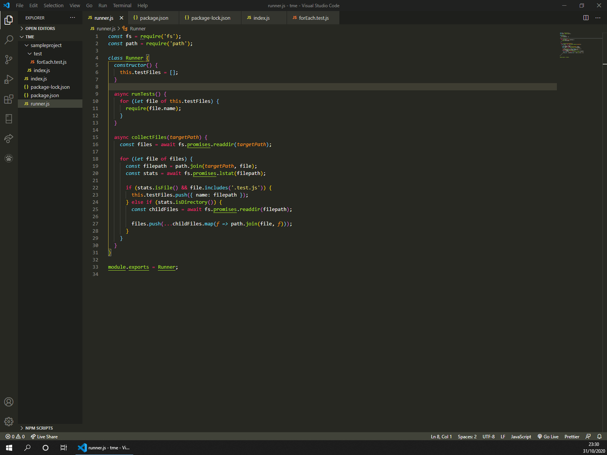 Mirza_ManUtd's tweet image. Day 364 It is 31. October and today I started to learn a little bit about testing #codingphase #365CodingPhaseChallenge