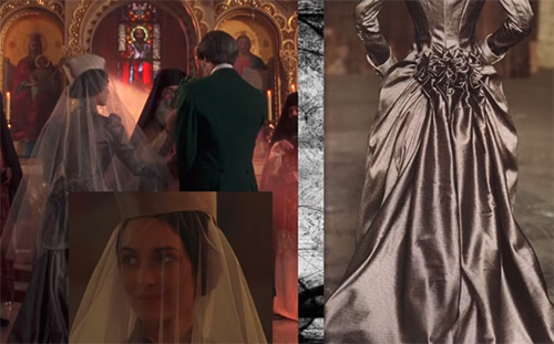 Jeez, she can't even get into the 1890s for her wedding