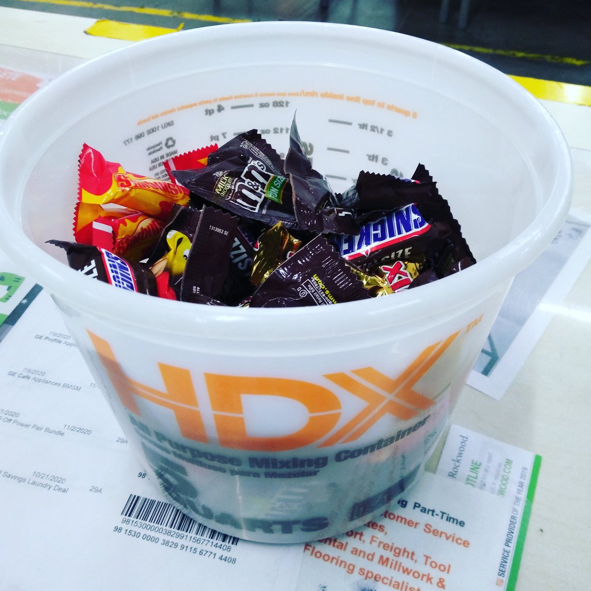 Bought candy for the kids today to pass out at my store the smiles on they're faces was well worth it! Happy Halloween everyone please be safe and God bless!