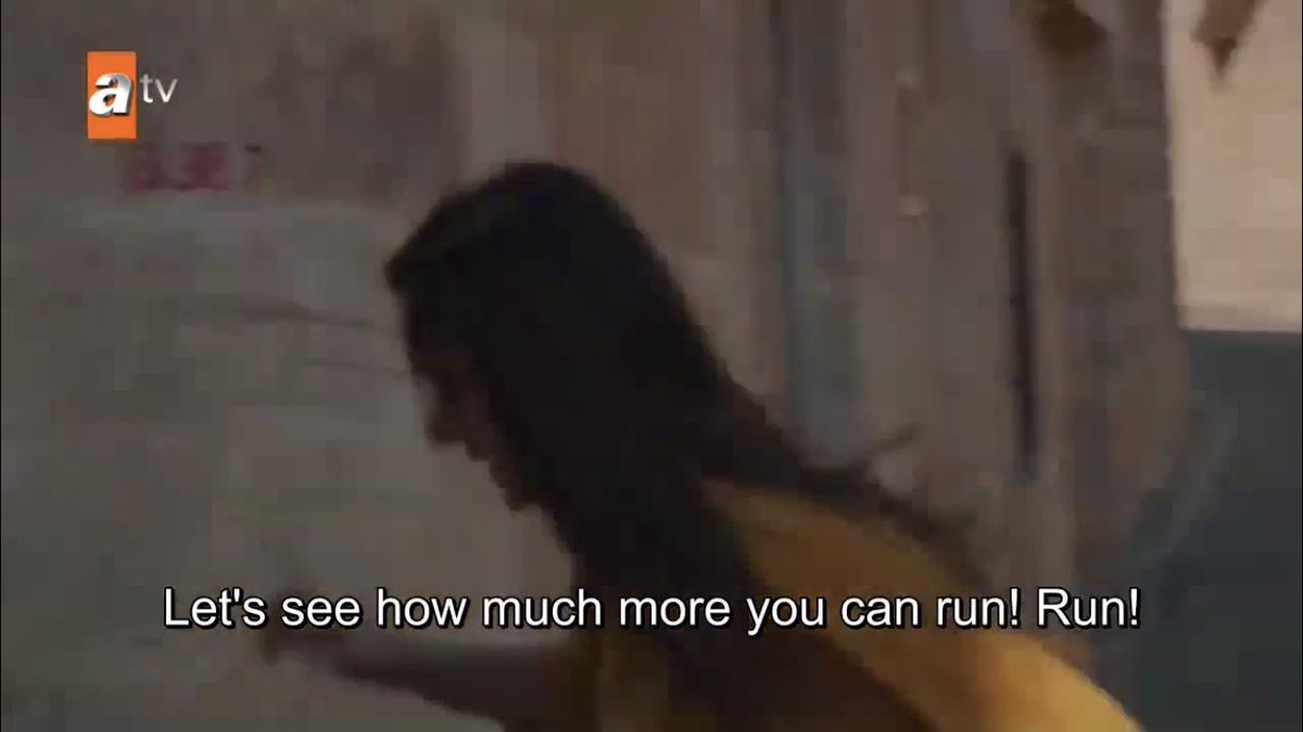 there’s something about men chasing a woman through the streets while she desperately runs away... it makes my stomach turn  #Hercai