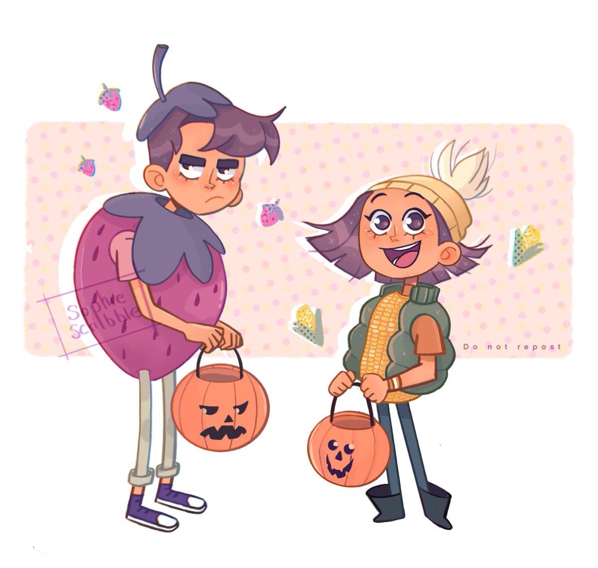 sophiescribble1's tweet photo. Happy Halloween! 🎃✨ https://t.co/WPhkyYg41s