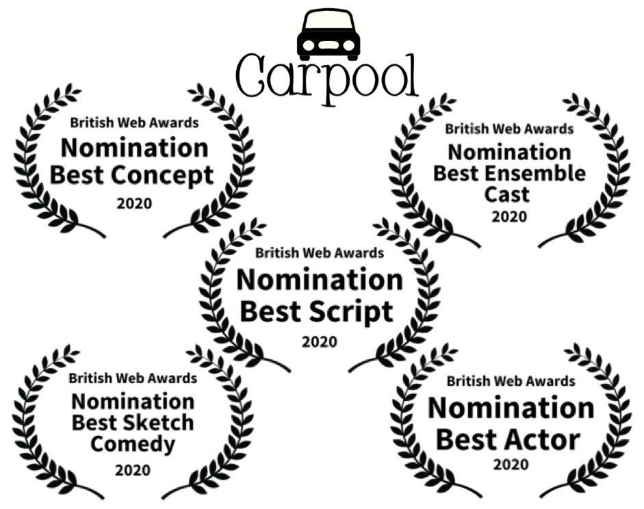 carpooltheseries (@carpoolseries) on Twitter photo Good news, Carpoolers! Our web series has been nominated for 5 categories in the <a href="/britishwebaward/">British Web Awards</a> ! The only question now is how to get our Prius to walk down the red carpet :) Good news, Carpoolers! Our web series has been nominated for 5 categories in the <a href="/britishwebaward/">British Web Awards</a> ! The only question now is how to get our Prius to walk down the red carpet :)