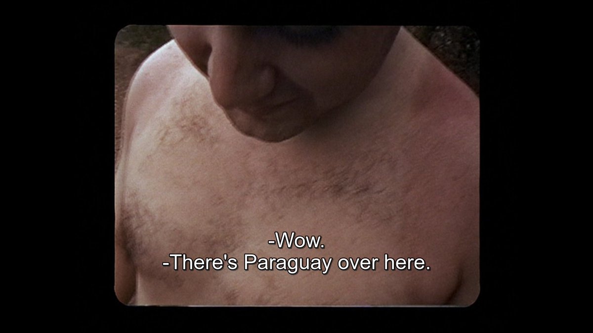 but sometimes even the sequences that deliberately Aren't Going Anywhere accidentally rhyme. like... this is begging to be read in dialogue with mary brown's description of the 'witch' as entirely hirsute. 'like a symbol' indeed