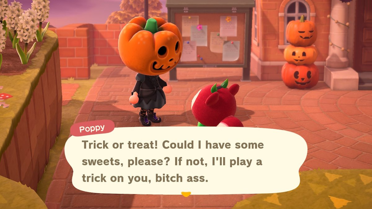 CrossingSoph's tweet photo. Happy Halloween!!
#AnimalCrossing #ACNH #NintendoSwitch https://t.co/zZtEdwAzd1