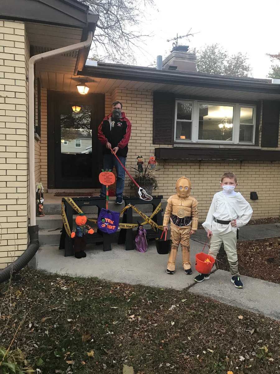 D-poles are good for defense on the field and social distancing! Happy Halloween!🥍