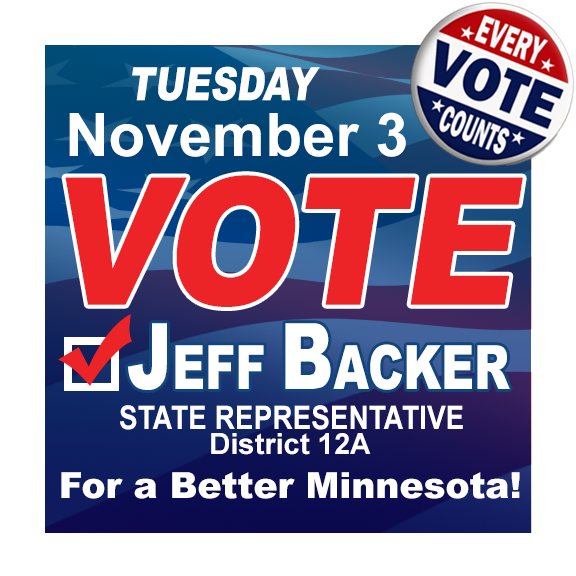 #AMERICA #VOTE2020 #FREEDOM #2ndamendment #ProLife #Backtheblue #supportfirstresponders #supportveterans #supportfamilies #JeffBackerMNStateRep12A
