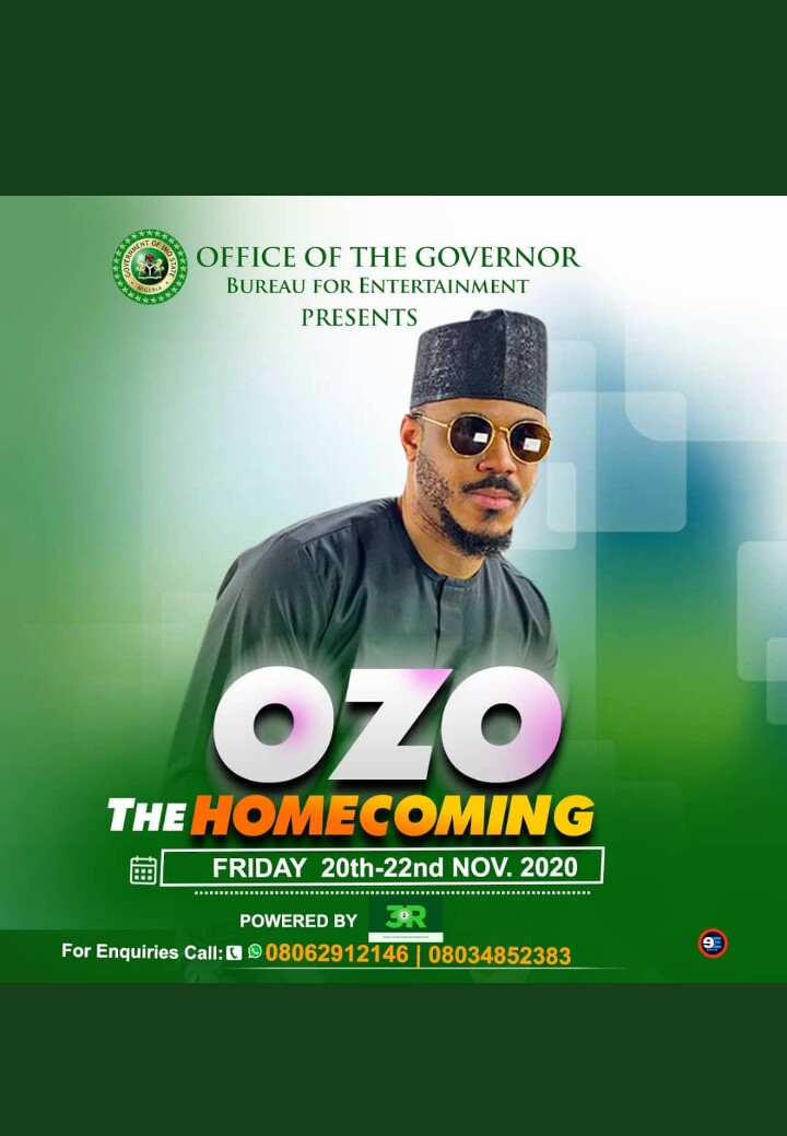 nnenna_philip's tweet photo. Coming Home In Grand Style Like The KING He Is
For 3 WHOLE Days, Imo State Will Stand Still For This Worthy Son
With FULL State Govt Support
20th - 22nd Nov 2020
Ozoemena Is Nobody's Mate I Beg
Nwokeoma😍😍
#OZOthevip
#BBNaija https://t.co/sRt9CrQeea