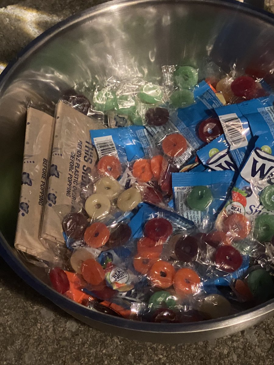 When you run out of candy on Halloween and have to go to the pantry