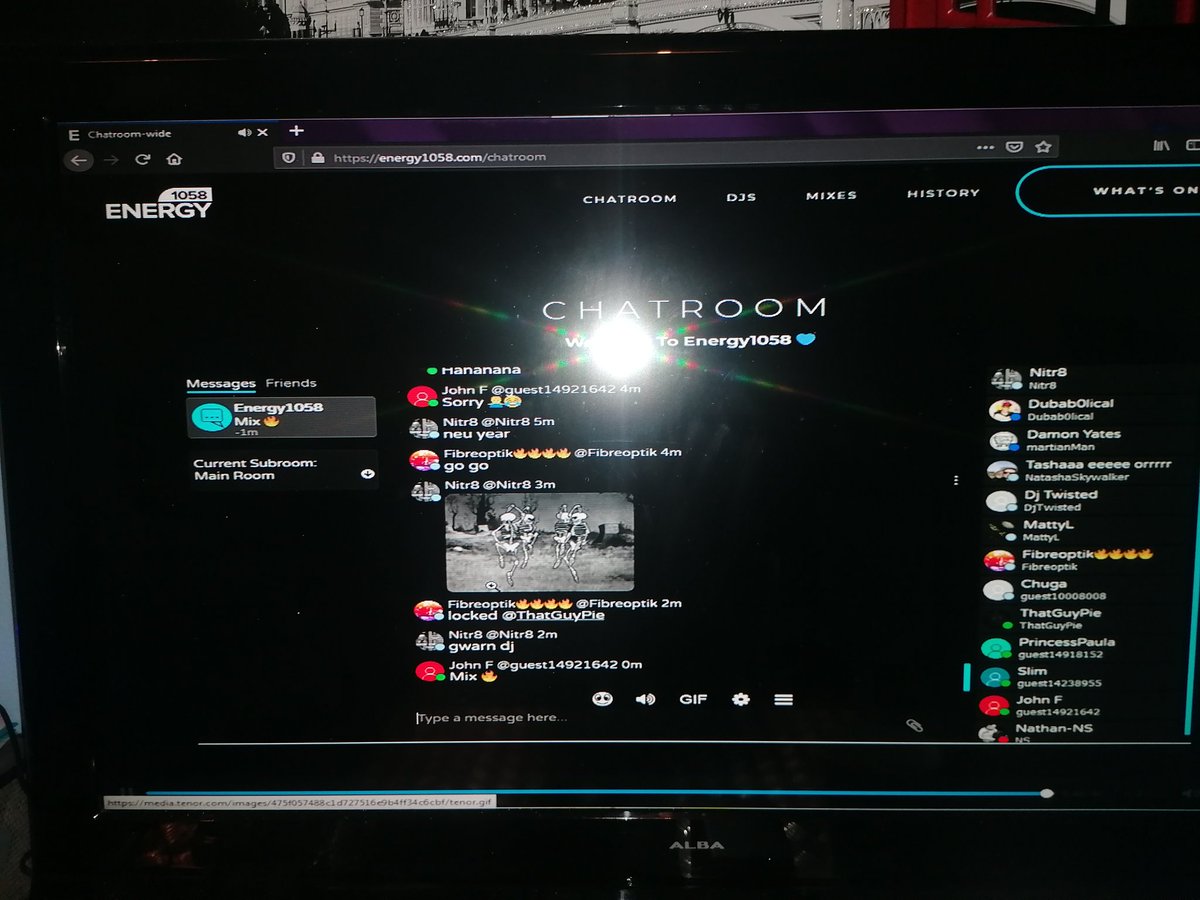 djnitr8's tweet photo. Big shout to all the DJโs on takeover duties been killing it since 5pm @DJJohnF83 @djnitr8 @fibreoptikdj @Bluebirds__1927 @ThatGuyPie #Kingchuga and to the chatroom cru still packed at 11pm with @ThatGuyPie going in hard on @energy1058 https://t.co/xBs2v5q8fi