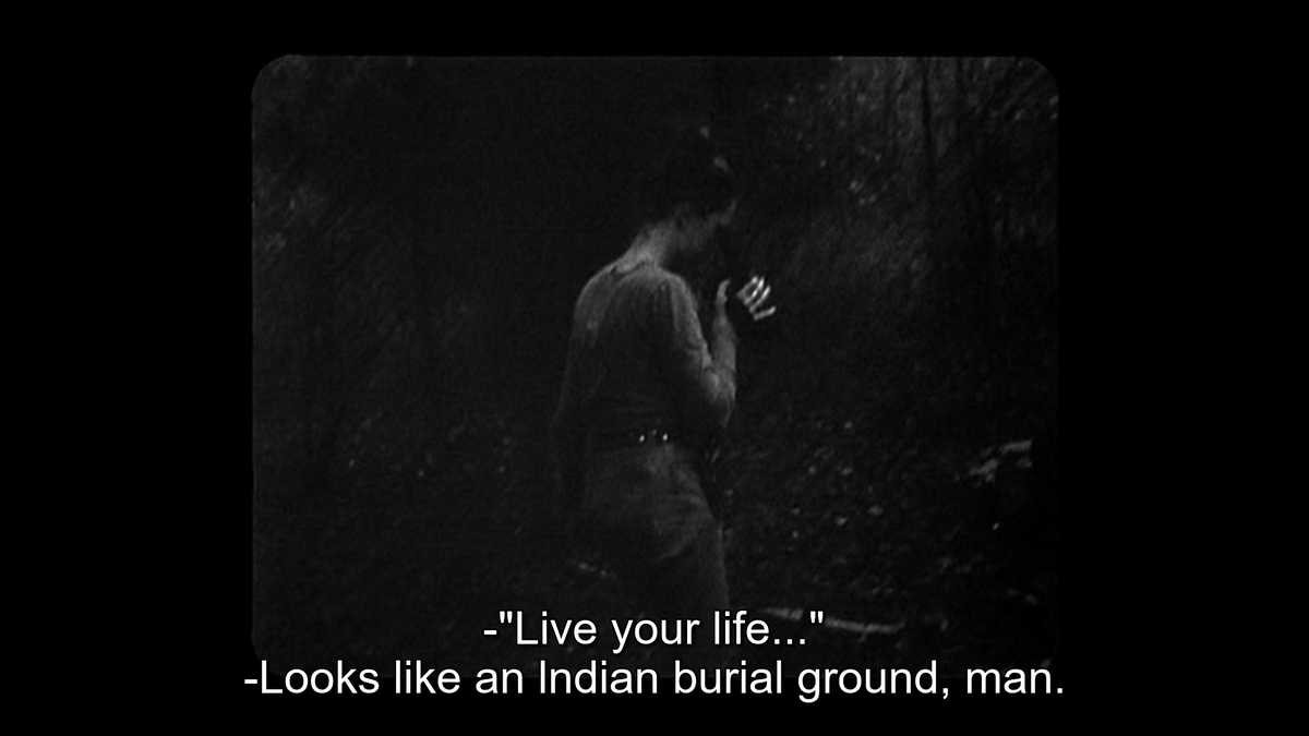 it's not, and i'm glad it's not because that'd be again nailing things down, but again the film isn't thinking about the spookiness of a particular place so much as the bloodsoakedness of the u.s.a.