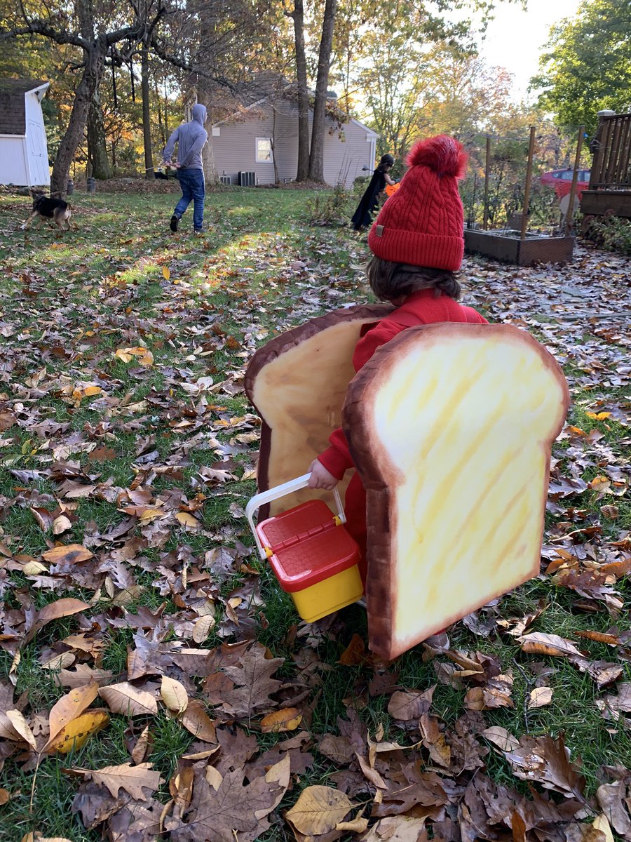 grumpy_designs's tweet photo. For Halloween my three year old asked to be a tomato sandwich, thank you and enjoy 🥪 https://t.co/HgG6FCTIPE