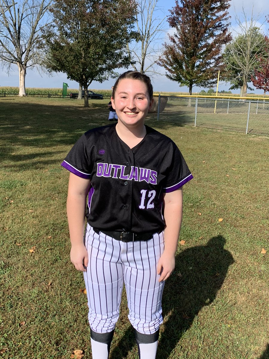 OutlawsFrench's tweet photo. NICE DAY AT THE OFFICE! Lexie Davenport, Caitlyn Mullis, and Eavie Smith - 3 wins, 13.0 IP, 2 runs, 0 earned runs, 1 walk, 18 Ks. SHOVE CITY! #OutlawNation #HustleandHeart https://t.co/o8JeReVNDT