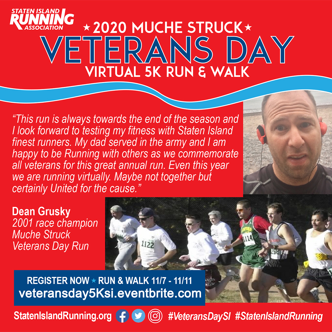 statenislandrun's tweet photo. #DeanGrusky runs to honor his father who served. Who will you honor this #VeteransDay? Sign up by 11/6 and run/walk in honor of your hero at https://t.co/bWJSBtM9Vg #VeteransDaySI #StatenIslandRunning https://t.co/HD1xlBYBSl