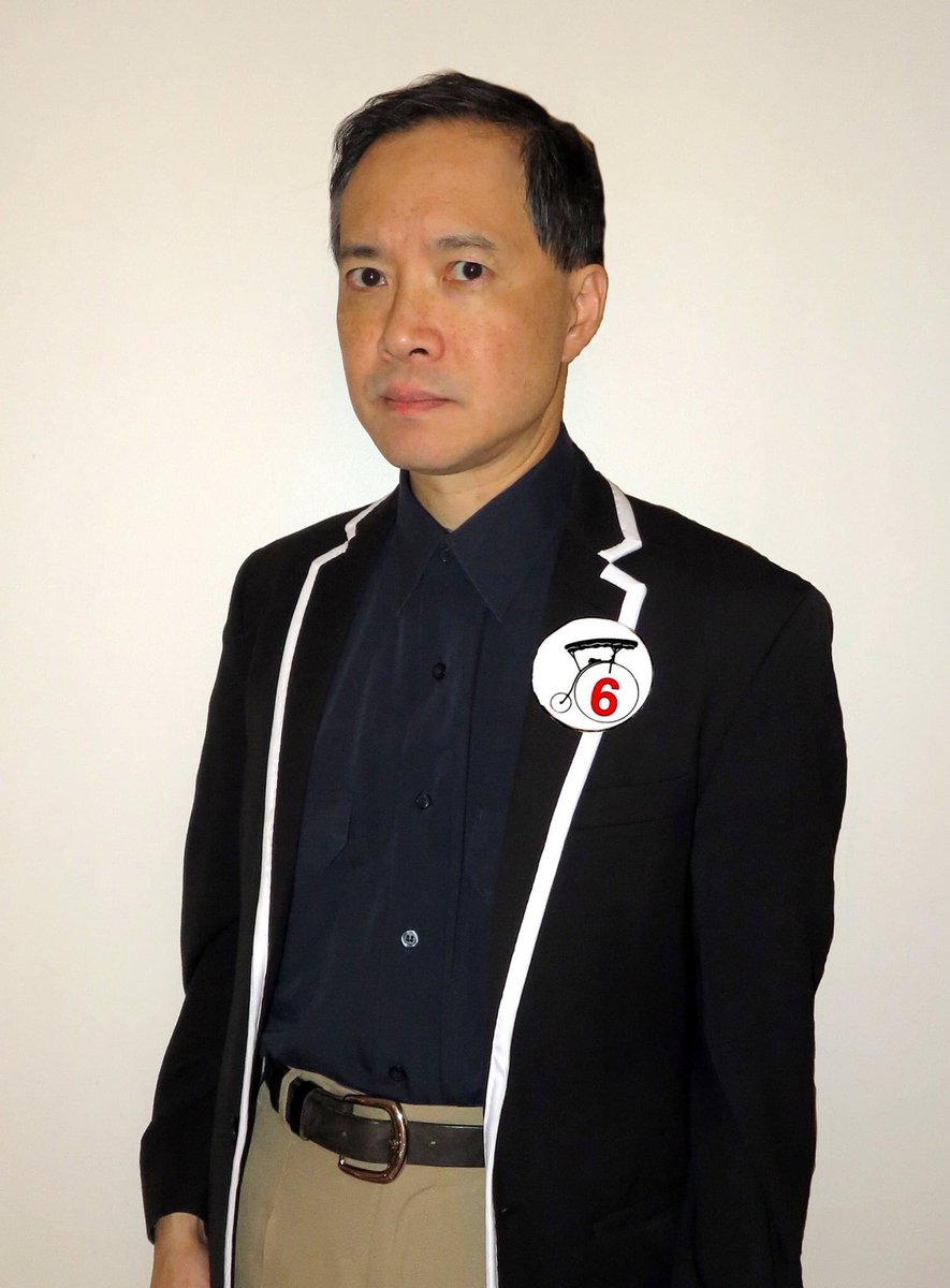 Halloween cosplay at home. Number 6 from The Prisoner. #SFWAHalloween