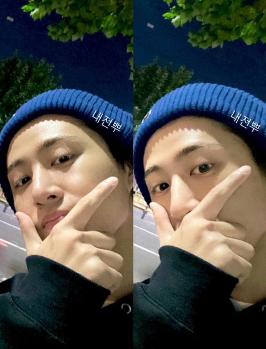 hanbinpost's tweet image. hanbin stop hiding your hair challenge 💔