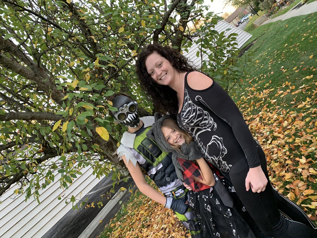 BKnollRetail's tweet photo. In lieu of trick or treating we decided to do a little get together with my nephews. All the kids had a blast & it was a great time! We all dressed up like we usually do #2020Changes #Covid https://t.co/Oh8X1vbW5O