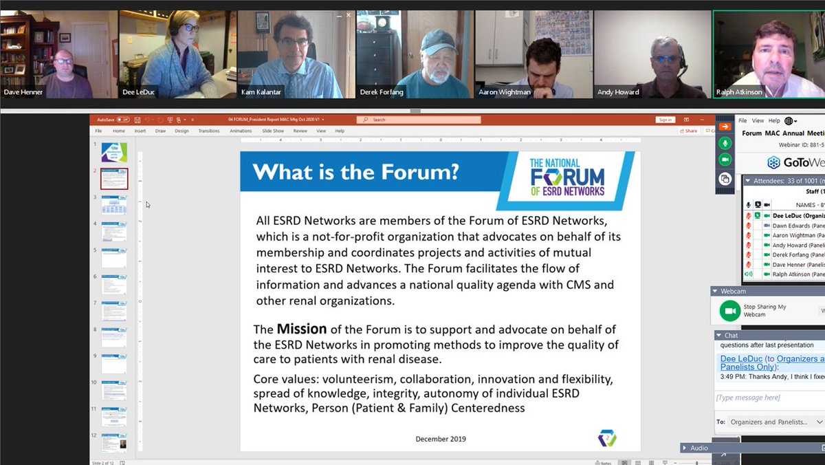 kamkalantar's tweet photo. Annual @ESRDNetworks Medical Advisory Council 'MAC' meeting on 2020-10-21 on the eve of the @ASNKidney Kidney Week, our president @rcamd, @CMSGov colleagues, ESRD Networks @ESRDNetwork1 @esrdnetwork16 @Comagine_ESRD @ESRDNetwork6 @ESRD_NY_SCaponi @ESRDNetwork4 @ESRDNetworkofTX https://t.co/7ls5O1tF4X