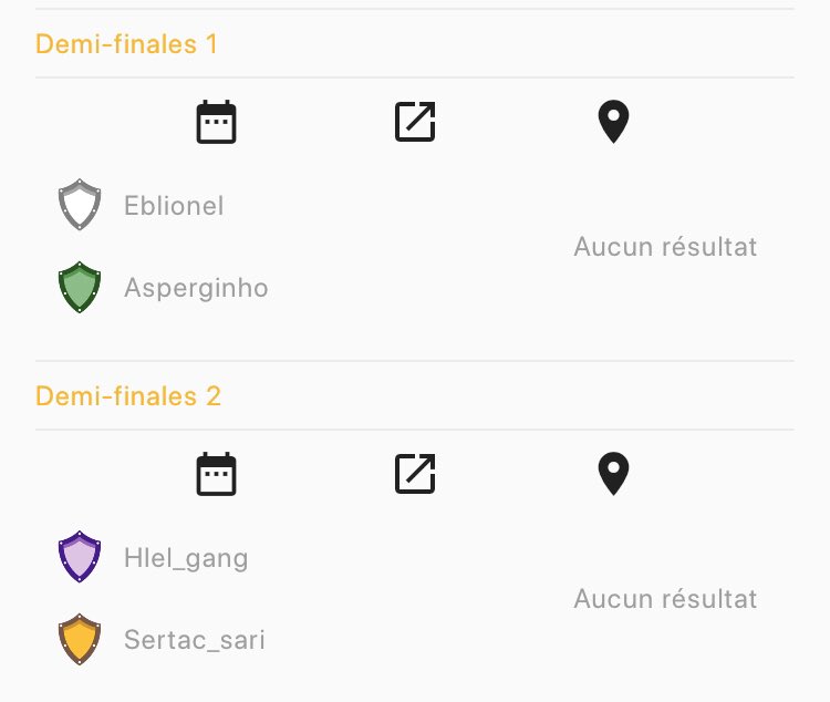 Les demi-finales sont lancées ! Qui de <a href="/EbLionel/">Champoupou 🤵🏾🍾</a> <a href="/asperginho/">Asperginho</a> <a href="/hlel_gang/">LA REIYATH</a> ou @Sertac_Sari ira en finale ? 🔥