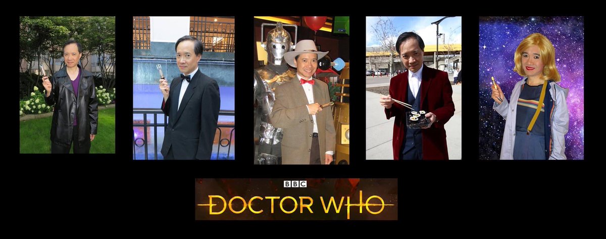 Cosplaying all the new Doctors. #SFWAHalloween