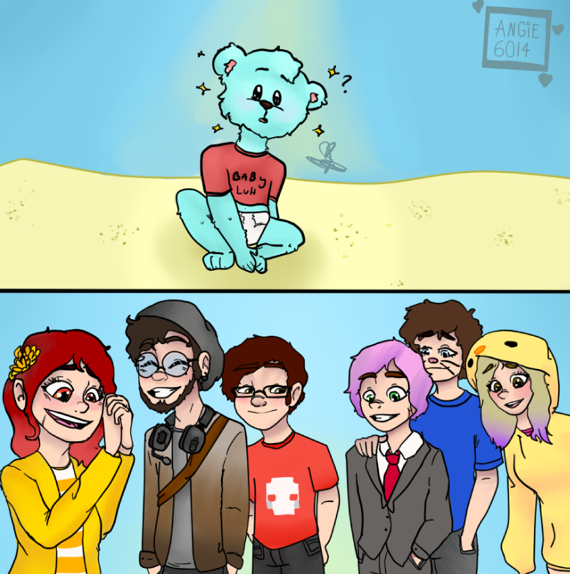6014Angie's tweet photo. Quise dibujar a mini Luh con el team Tenemos!!
(diseño de mini Luh en el comic de @Homx__ )
#luhpapá #teamtenemos #cubiart #EliteCraft2SMP https://t.co/lrS1olOXZa