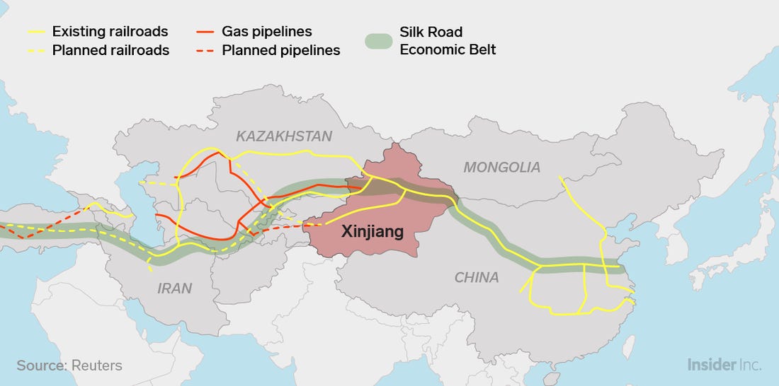 Xinjiang contains multiple mountain passes necessary for the BRI, they are also good invasion routes. This is the core reason for the Western propaganda offensive focused on this region. The US has been cultivating extremist Islam to further its interests for decades now, and...