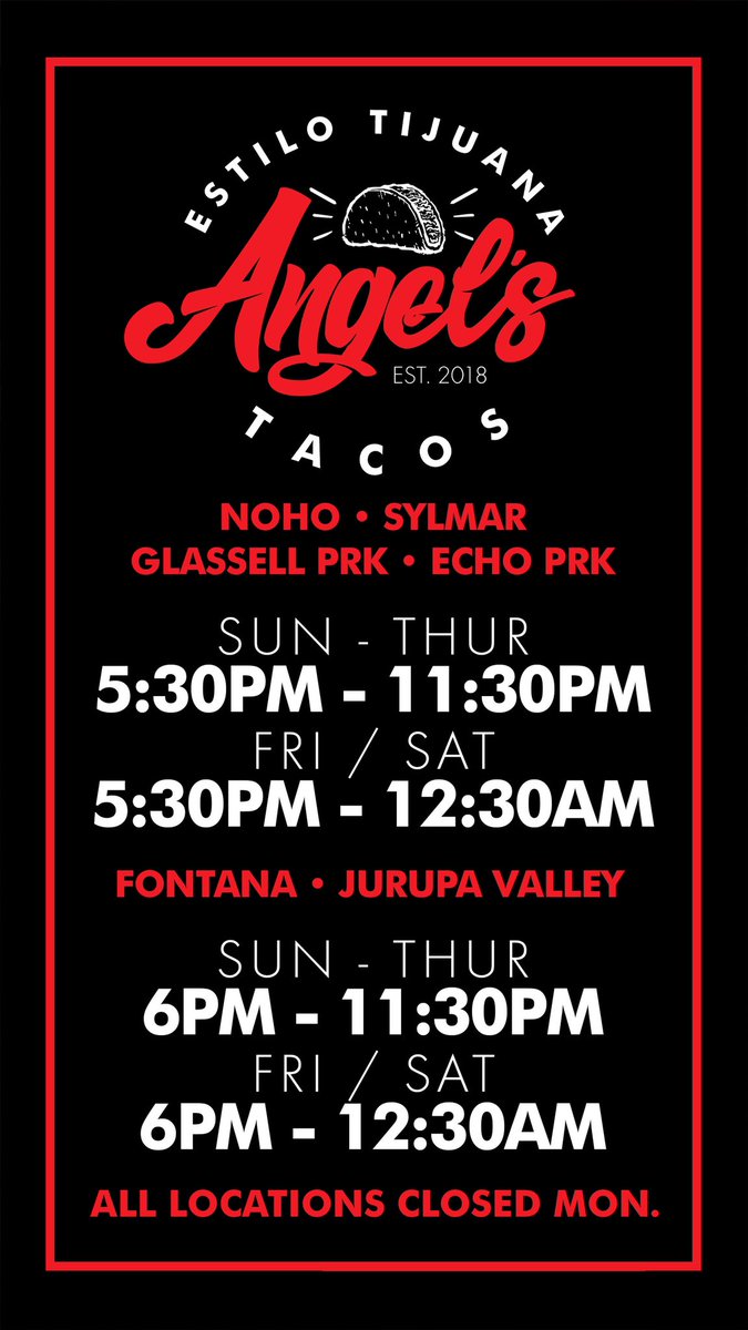 📍NoHo 6138 Vineland
📍Sylmar 13700 Foothill Blvd 
📍Eaglerock -4211 eagle rock 
📍EchoPark -1185 w sunset
📍Fontana -15664 Slover Ave
📍Jurupa-6000 Bain st
📍Van Nuys - 15701 Sherman way