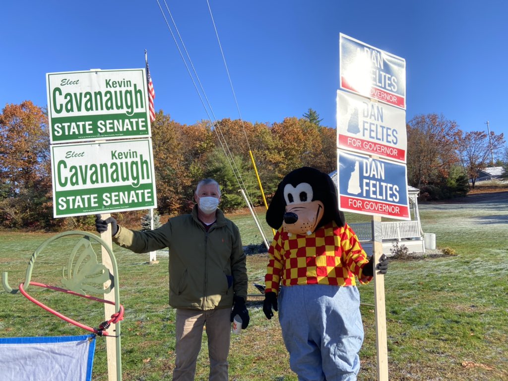 SenCavanaugh's tweet photo. It was great crossing the district today to see voters in Bow, Hooksett, and Manchester. 

3 days to get out the vote! #NHpolitics https://t.co/nlUn5q1RKQ