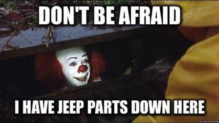 Have a safe and #HappyHalloween! 

#JeepinWithJudd #DontBeFooledByPennywise