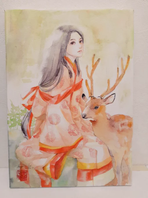 橋立小女郎?
日本昔ばなしに出てくる旅の娘に化けていた白狐殿であります。 