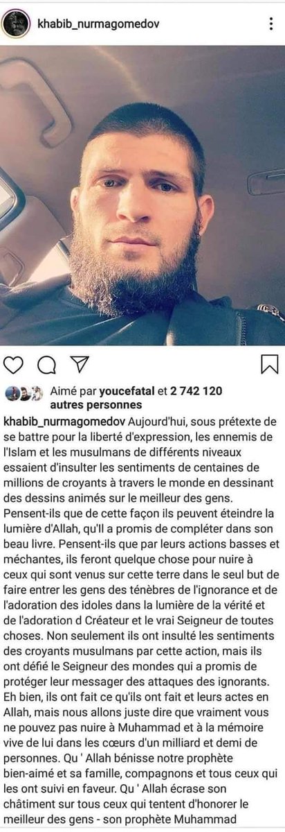 RimReemos's tweet photo. 🔥الدولي الجزائري #يوسف_عطال ، بعد تعرضه لحملة غضب من الفرنسيين عقب إعجابه بمنشور الرياضي @TeamKhabib الخاص بالرد على الحملة المسيئة ل #الرسول عليه الصلاة والسلام:
🔥"أعجبت بمنشور حبيب لأنني معجب بالرياضي، ،.
🔥هذا وقد دعا سياسي فرنسي لمعاقبة يوسف عطال وتسريحه من ناديه نيس! https://t.co/s9VWRHO3dq