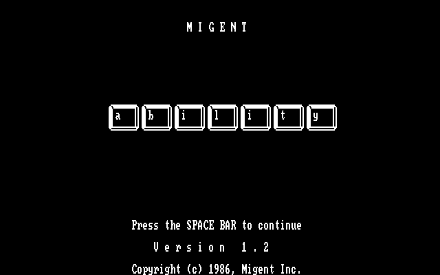 winworldpc's tweet photo. Software Spotlight: Ability

The buzzword of the mid-1980s was "office integration". Ability was a DOS based office suite that delivered on this promise. 

Read more: https://t.co/JKfqEFVd9J https://t.co/nyJwwAZFWm