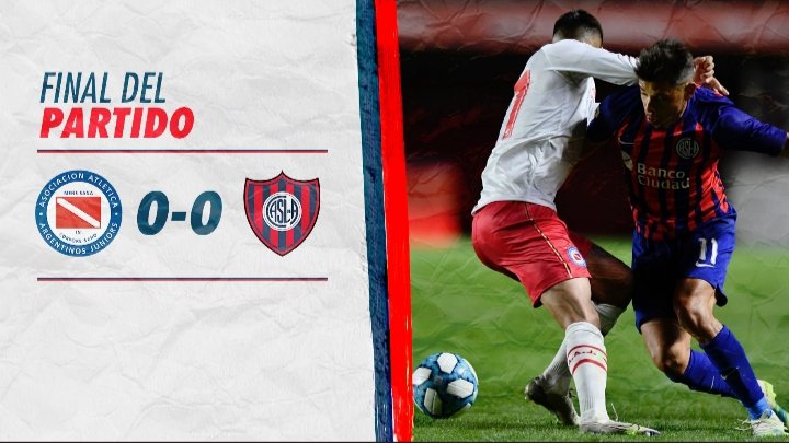 Fin du match ... 0-0 contre Argentinos pour le premier matchs malgré le rouge en seconde période.