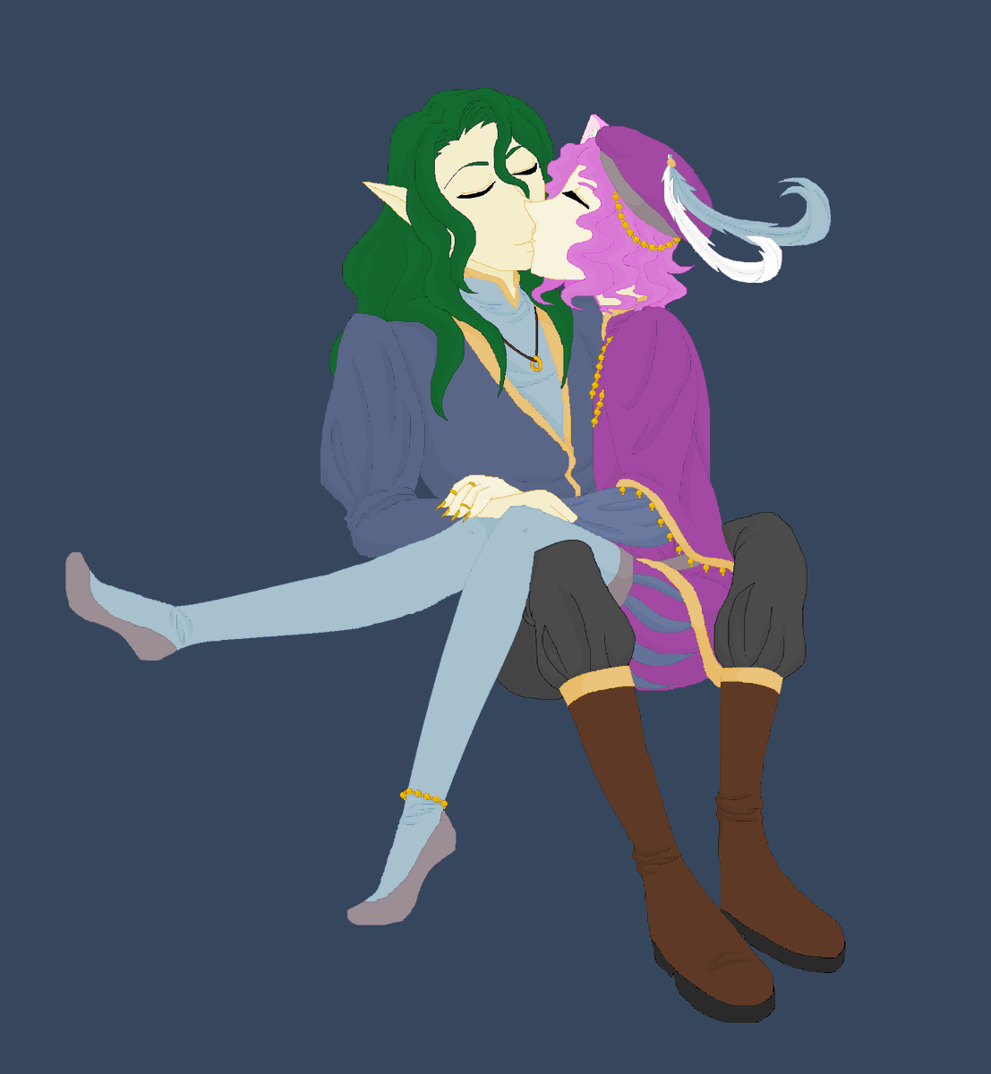 EmptyDollsHouse's tweet photo. #ocs #boyfriends #couple #Paladin #solider #bard #tabaxi #nekomimi #elf #mspaint #pixelart #specters #together #2020timestamp https://t.co/eB05DXxnZ9
