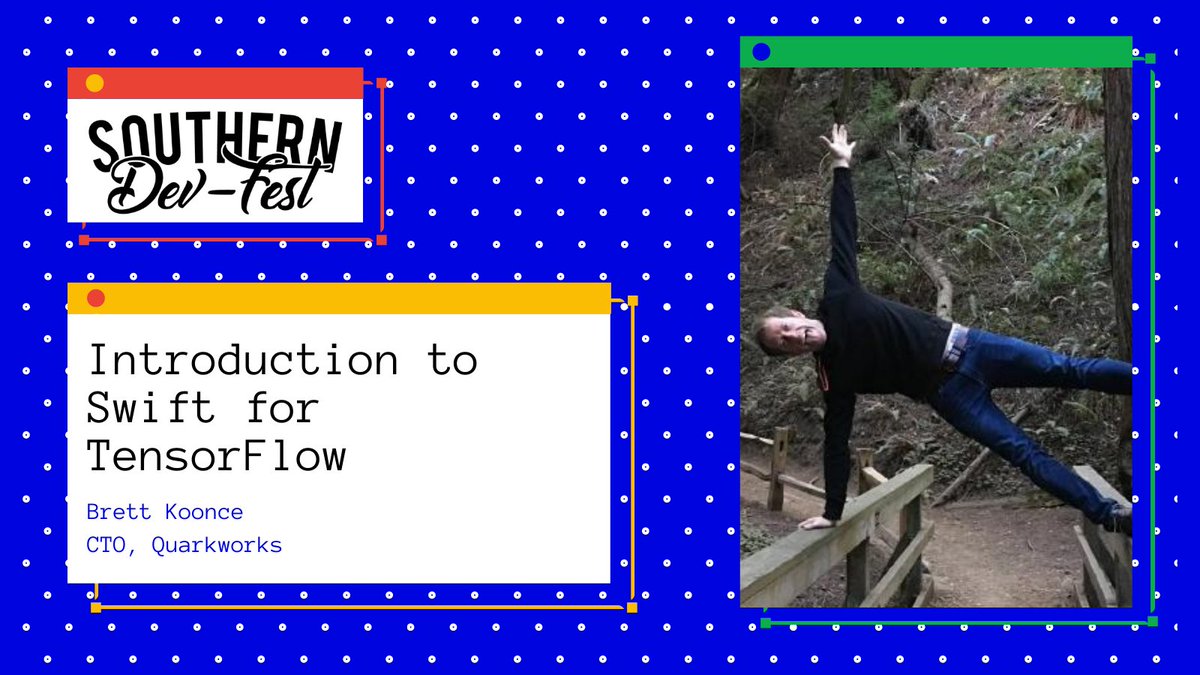 SouthernDevFest.com is proud to announce Brett Koonce
as a speaker at this year's virtual event!

Reserve your spot now at SouthernDevFest.com for the Nov. 7 event.

#DevFest #GDG #SouthernDevFest