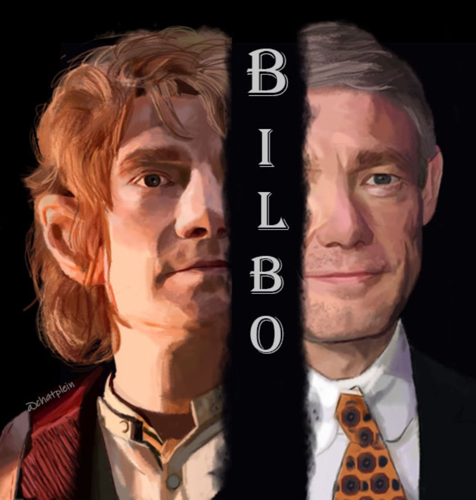 Chatplein's tweet photo. Bilbo Freeman 
#Thehobbit https://t.co/TMd1iYX0ya