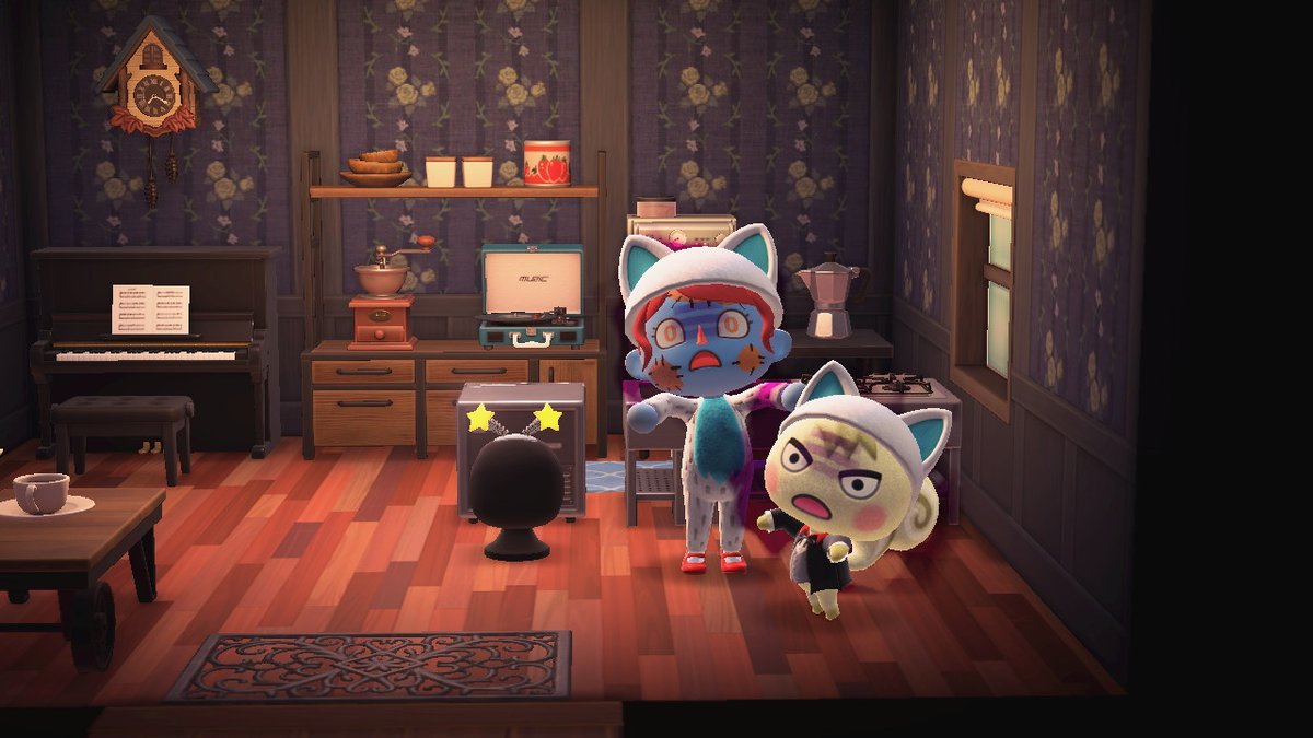 Ahrinono's tweet photo. #AnimalCrossing #ACNH #NintendoSwitch Happy Halloween! https://t.co/80zb0cYMeP