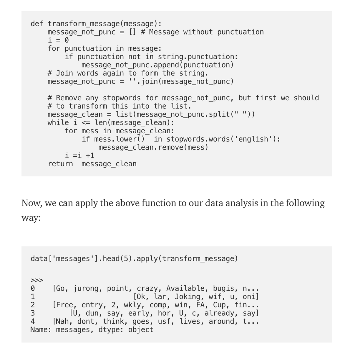 How to Identify Spam using NLP? #BigData #Analytics #DataScience #AI #MachineLearning #NLProc #IoT #IIoT #Python #RStats #TensorFlow #Java #JavaScript #ReactJS #GoLang #CloudComputing #Serverless #DataScientist #Linux #Programming #Coding #100DaysofCode 
bit.ly/3oMe3de