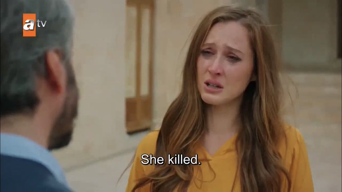 his voice is breaking he’s devastated  #Hercai