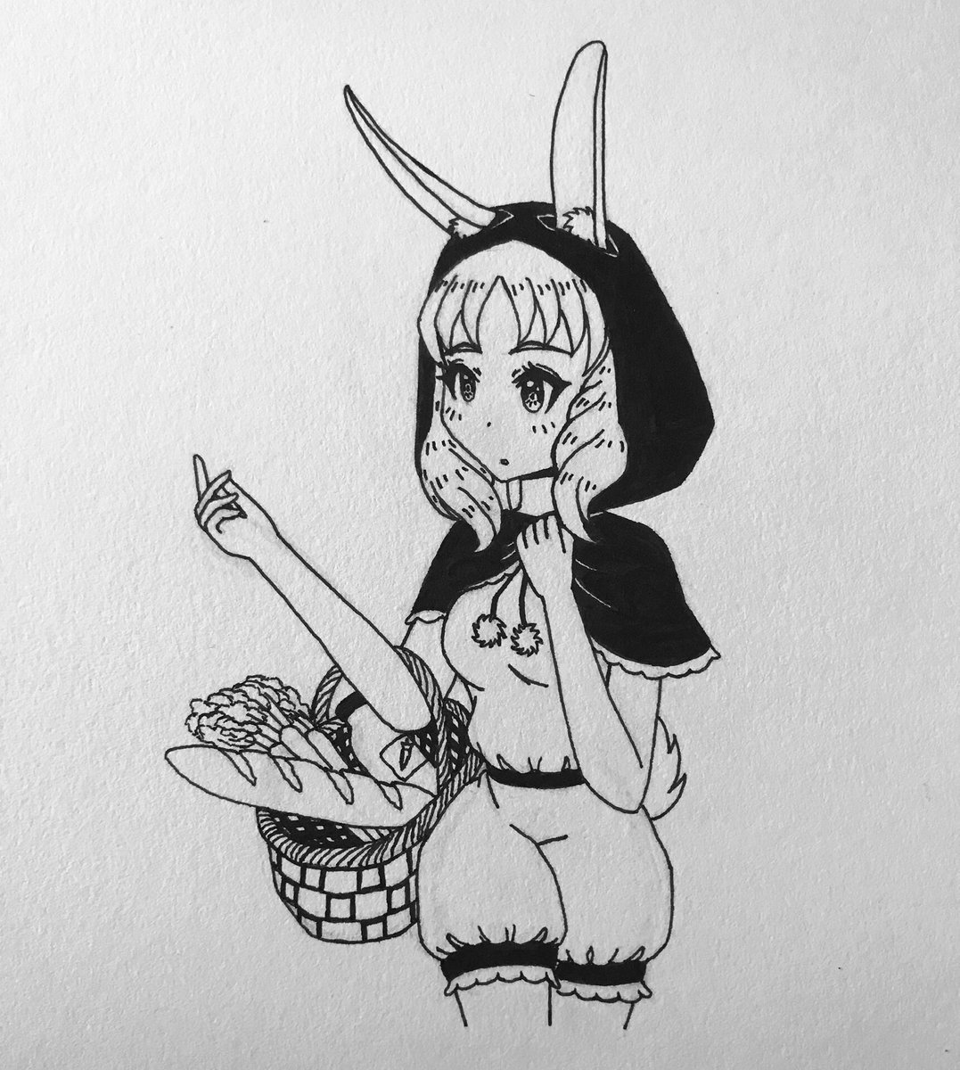 marenchan_'s tweet photo. Day 23: Basket
Forgot to post this here 😅
Following @purinnari_ prompt list 
#purintober2020 #inktober2020 #Inktober #basket #animebunnygirl #kemonomimi https://t.co/OiReyGXfwU