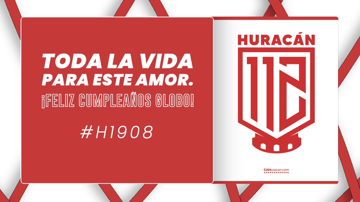 Club Atlético Huracán - #Huracán 🎈¡Feliz cumple, Globo! ♥️ Vos