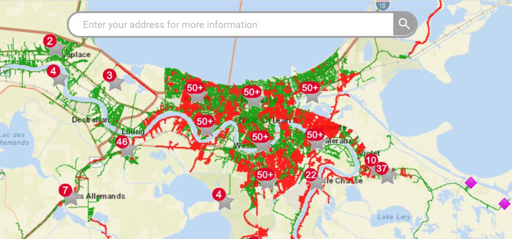 Entergy New Orleans On Twitter We Have Restored Power To 72 Of New Orleans Customers Impacted By Hurricanezeta Customers Can Get Estimated Restoration Times By Visiting The Outage Map And Clicking The