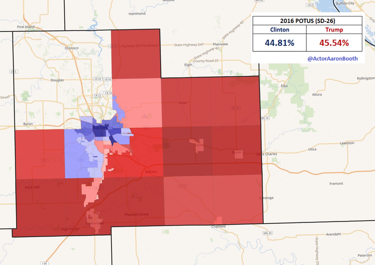 4.  #SD26This Rochester area seat features some rough terrain for the GOP. Carla Nelson has held on for a while, but this yeah may be the one where the leftward movement of Rochester proves to be just too much for her.