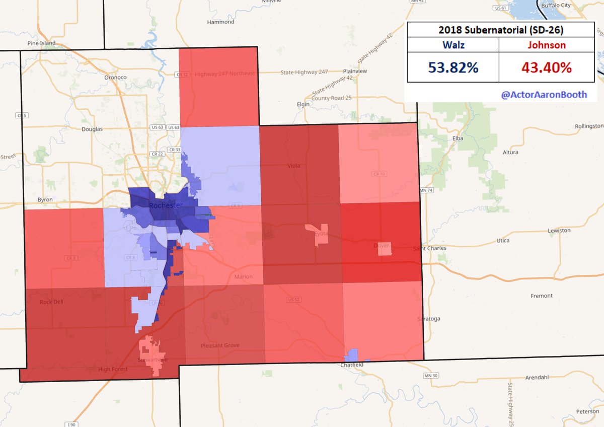 4.  #SD26This Rochester area seat features some rough terrain for the GOP. Carla Nelson has held on for a while, but this yeah may be the one where the leftward movement of Rochester proves to be just too much for her.