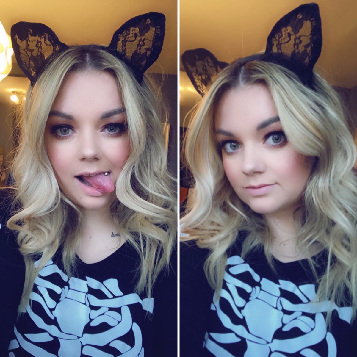 lizzzzlar's tweet photo. Day 229: Of course I’m a kitty 😜😻... Happy Halloween 🎃 

#halloween #halloween2020 #halloweencovidstyle #isolationselfie #kitty #kittyears #costumeonabudget https://t.co/wiFmS7Lk6Q