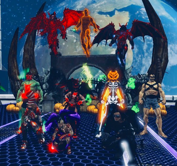 RiftEu's tweet photo. Tonight was the Rift league Halloween style event on #DCUO, loads of fun, great spooky night! 🎃👻 https://t.co/xScHTOjEnG