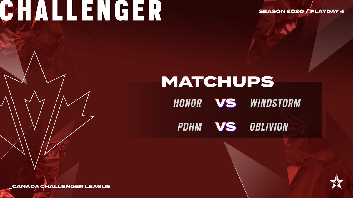📡 Tune in to the final two matches in the #R6NAL Canada Challenger League tomorrow starting at 12PM ET!

▶ twitch.tv/R6esportsNA