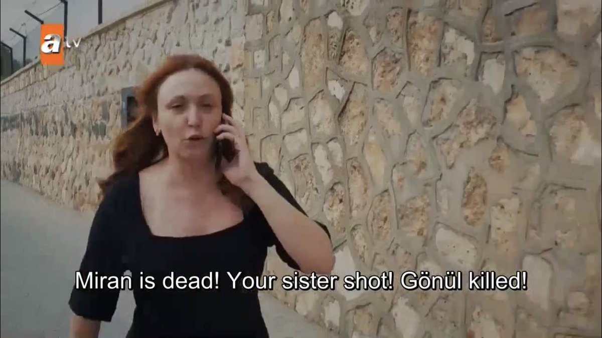 just heard that his sis might off herself but his main concern is to know when miran died  #Hercai