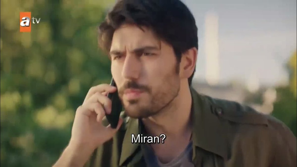 just heard that his sis might off herself but his main concern is to know when miran died  #Hercai